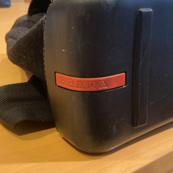 Prada Linea Rossa Bag, Charcoal Gray Flannel - Picture 5 of 15